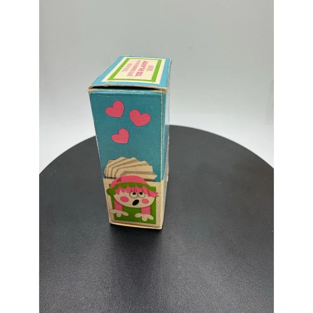 Vintage 1976 Avon Jack in the Box Collectible Pin Pal Original Packaging Perfume